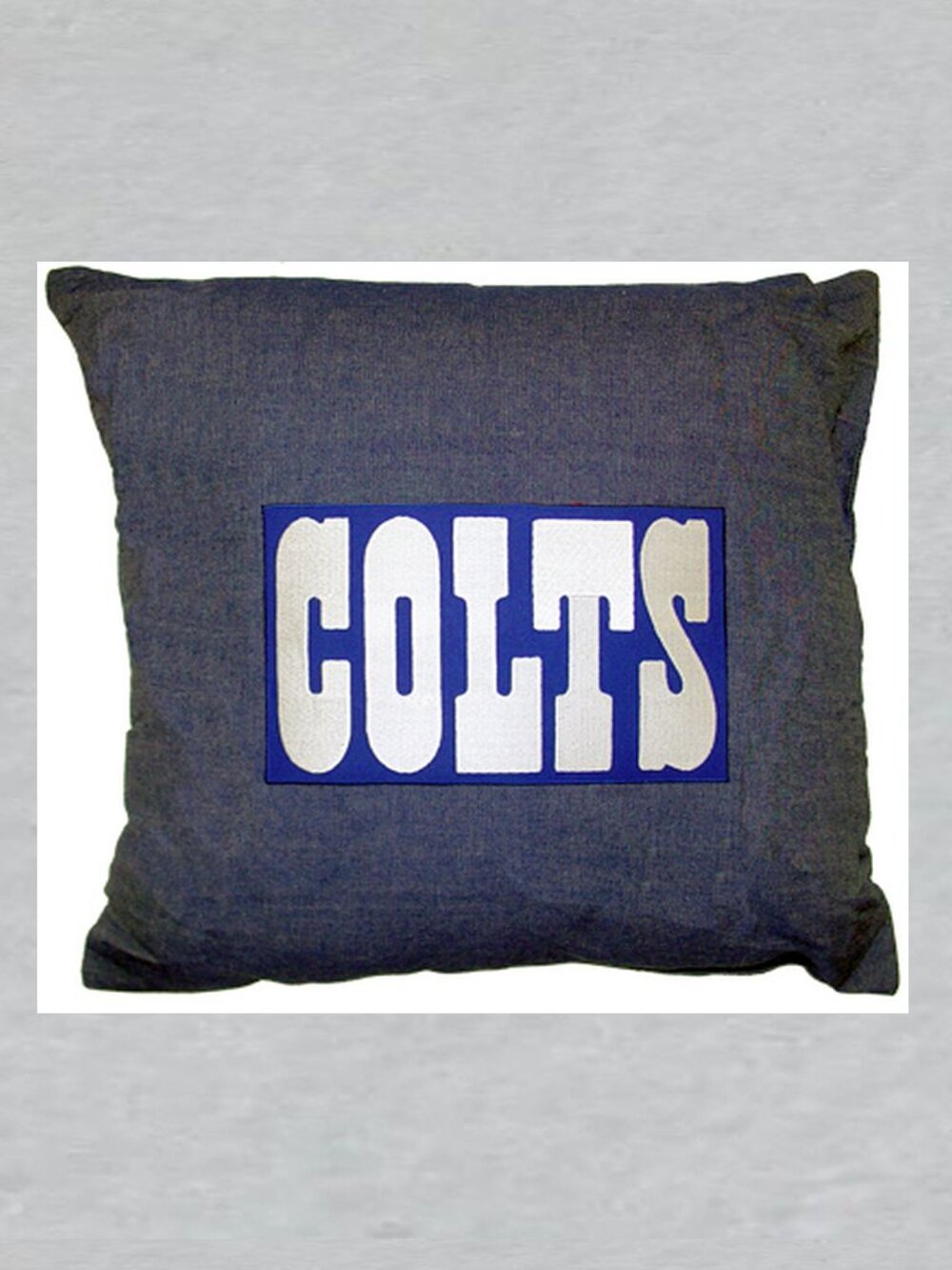 Indianapolis Colts Throw Pillow Measures 15 x 15 inches